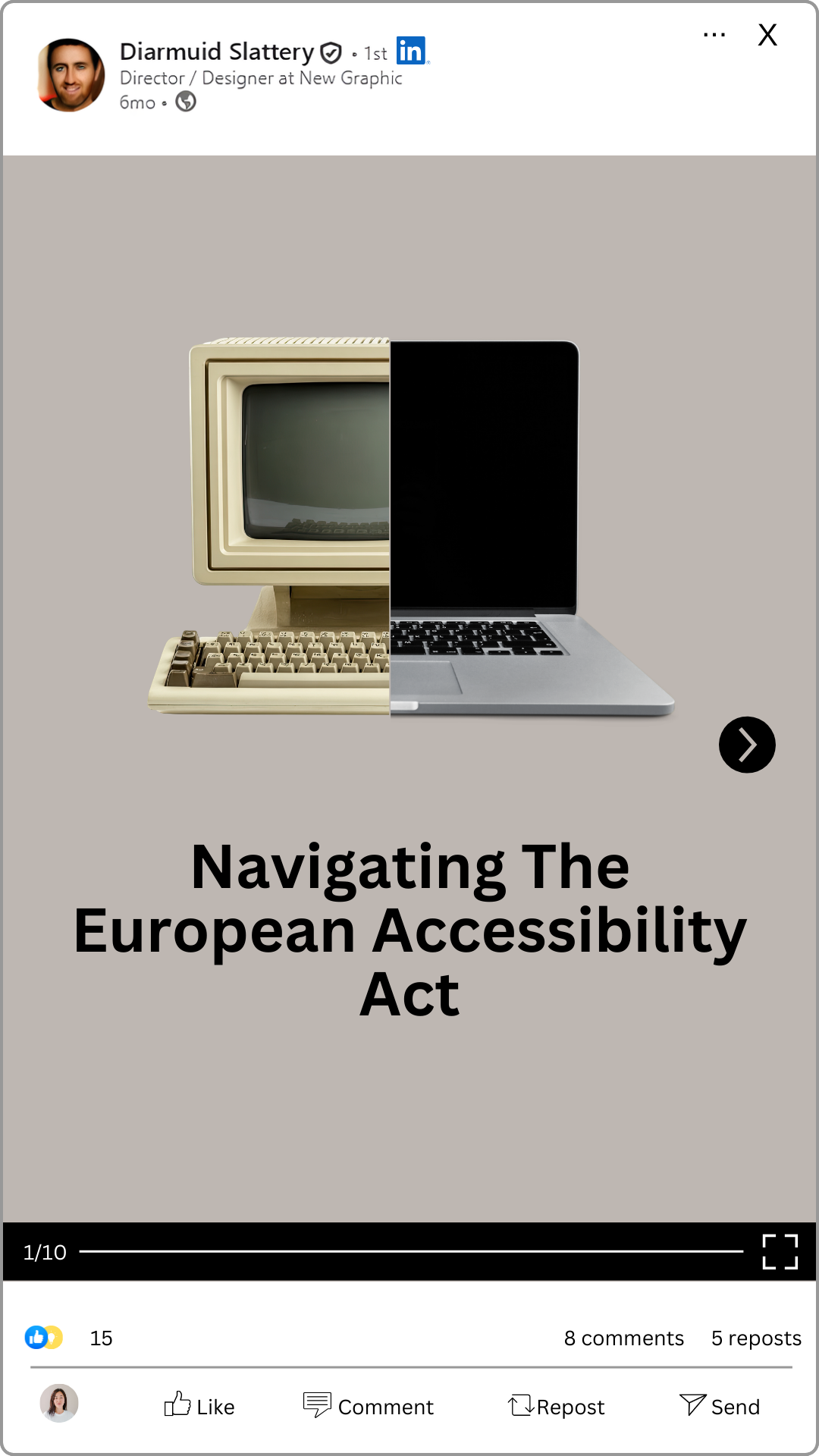 sample expert takes linkedin visuals